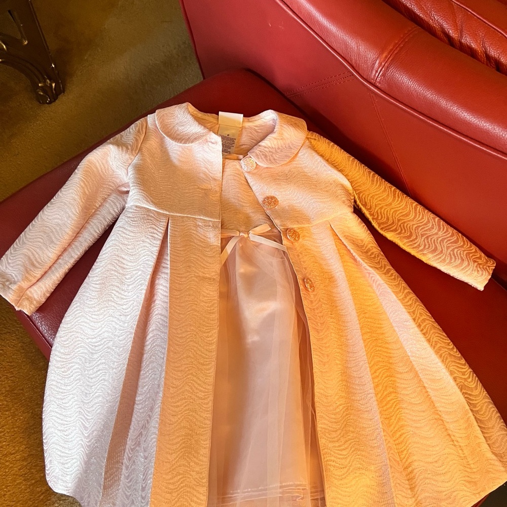 Girls Dress with Trench coat